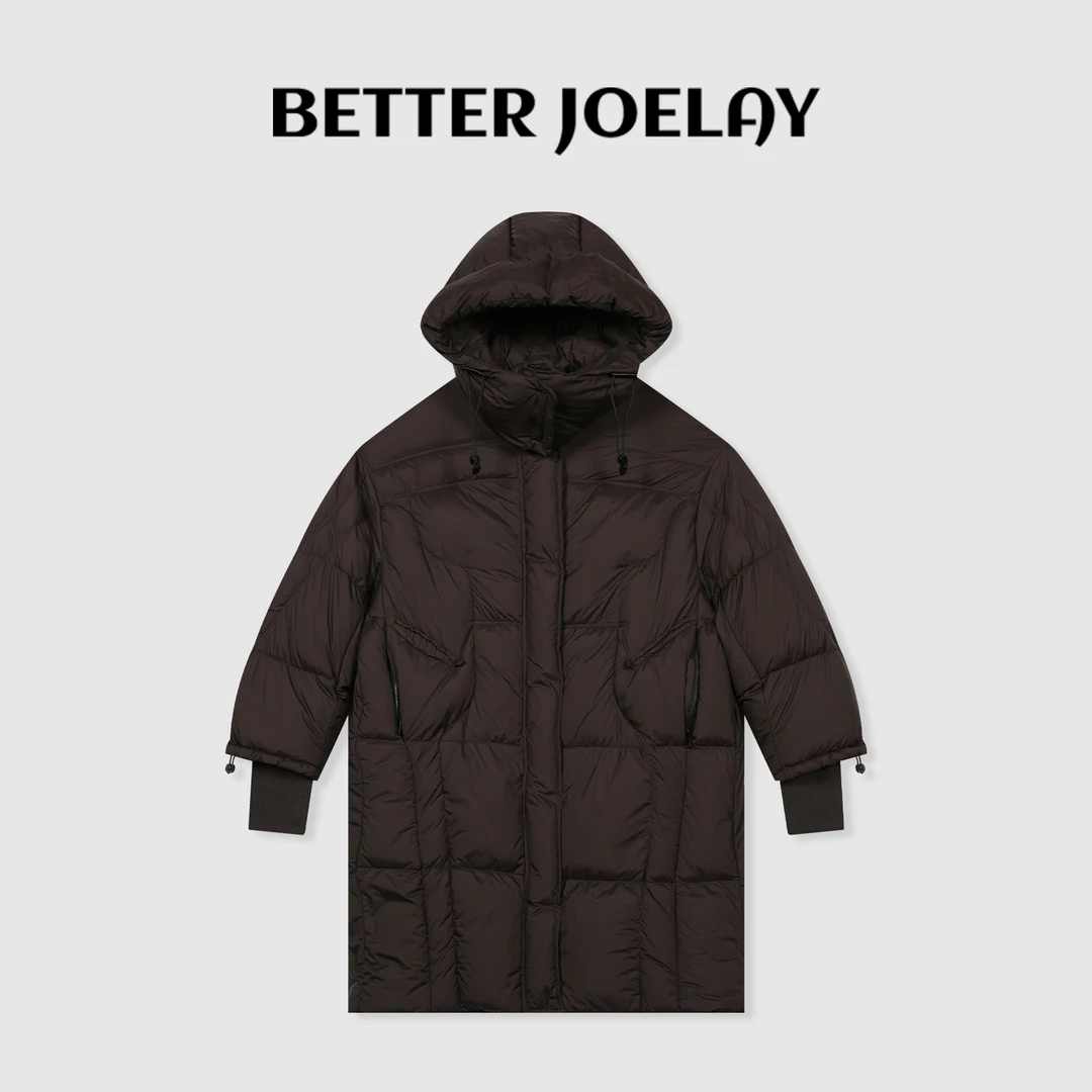 （直播）BETTER JOELAY -【奢享柔软】时尚保暖连帽羽绒服休闲风Z6413