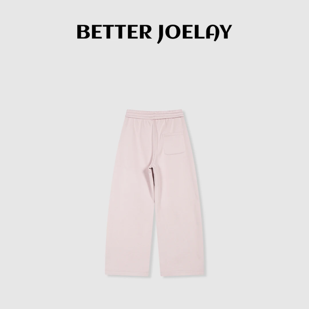 (直播）BETTER JOELAY-加绒【开心冬日】百搭宽松休闲简约裤KKH2110
