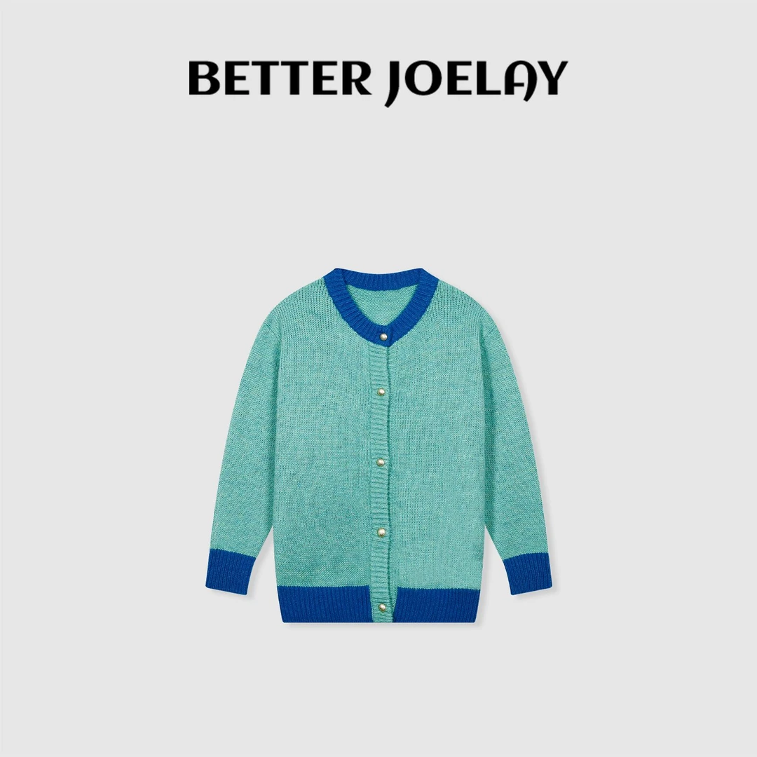 BETTER JOELAY-【玻璃海】时尚简约针织毛衣开衫休闲百搭通勤Z2309