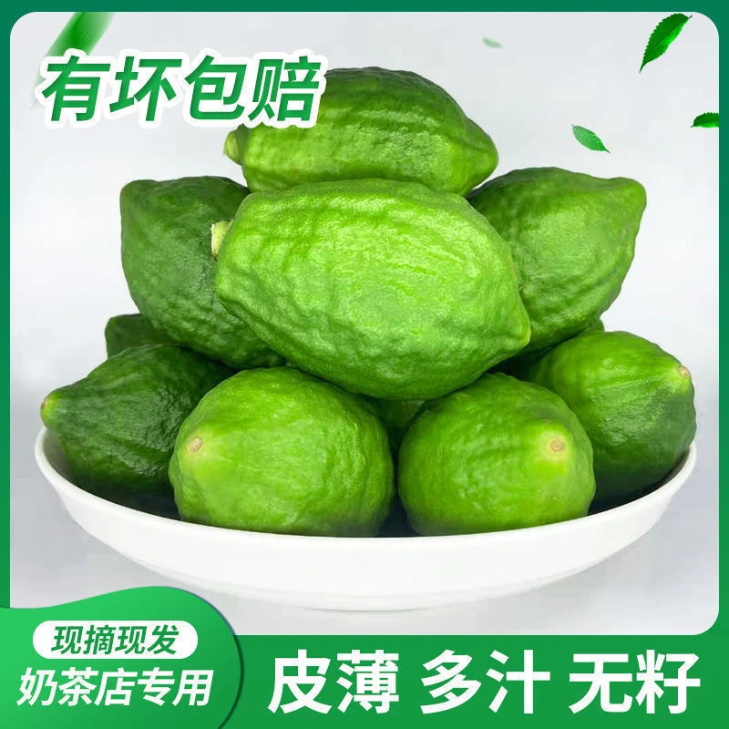 广东香水无籽天然浓郁新鲜采摘滑皮苦瓜皮多汁无籽香水新鲜柠檬