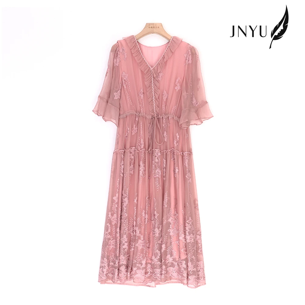 【金羽专属】100%桑蚕丝真丝夏季时尚显瘦轻奢女装连衣裙82496132