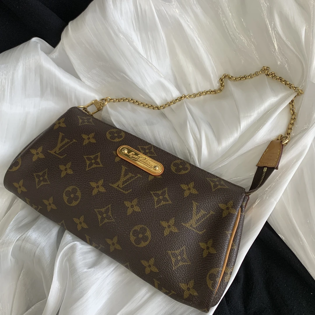 95新 LouisVuitton/路易威登 经典老花EVA肯豆同款中古单肩腋下包