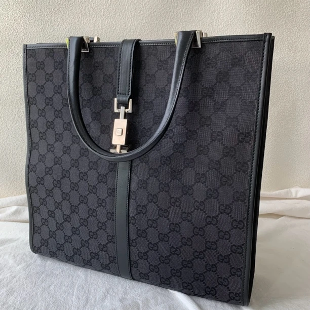 95新 GUCCI/古驰 经典老花通勤公文手提包