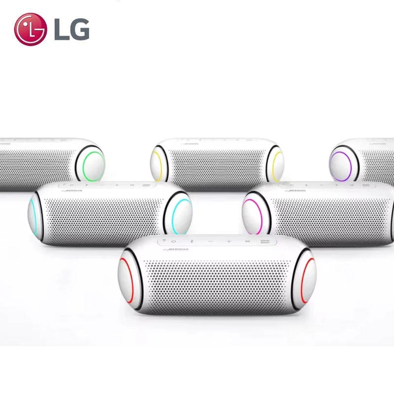 LG XBOOMGoPL5W无线蓝牙便携式长续航动感低炮音响IPX5防水多彩灯