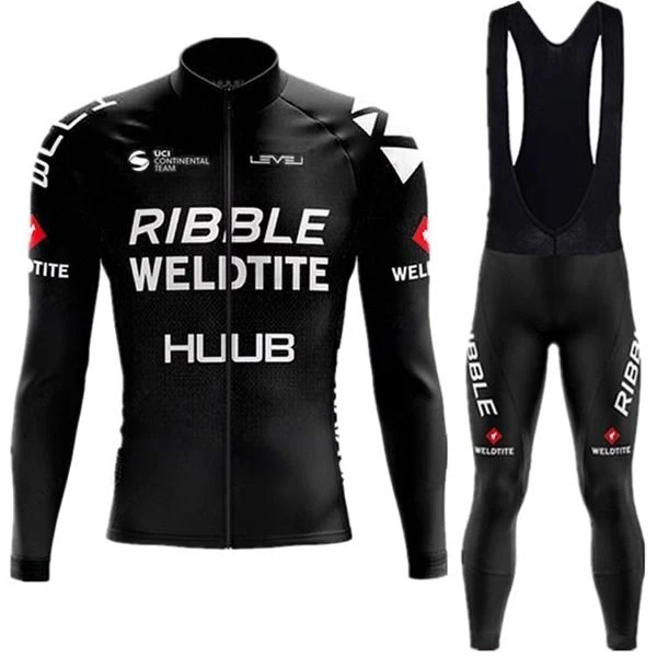 HUUB 春秋季男女公路车山地车透气速干户外自行车骑行服长袖套装