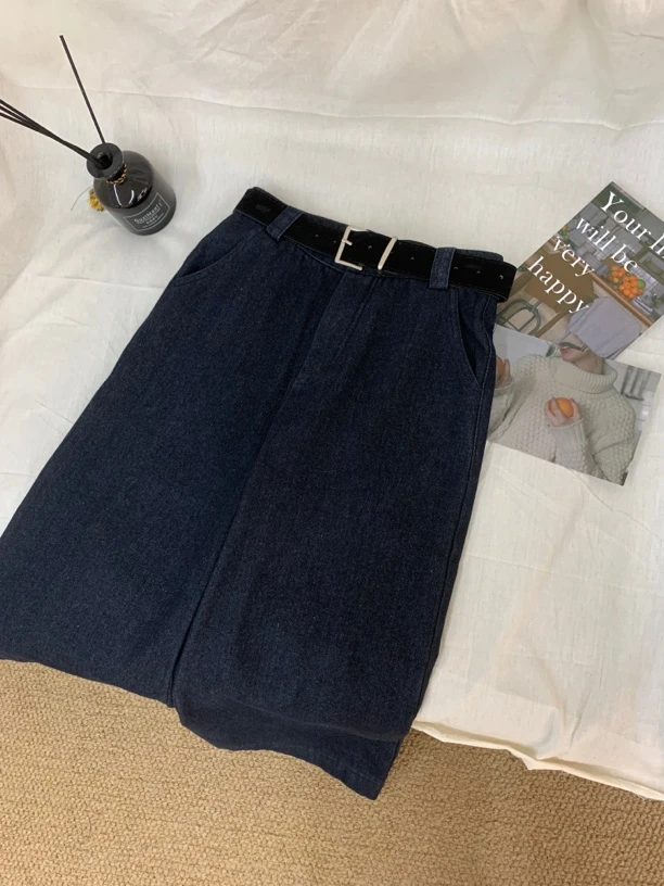 024205女装韩版时尚百搭牛仔裤