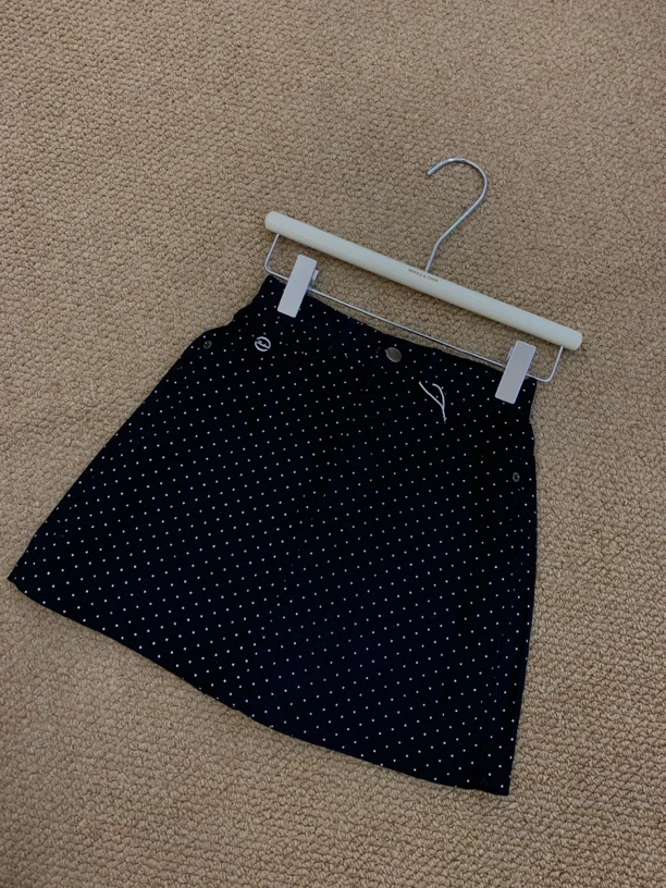 9160新款韩版时尚百搭波点半身裙