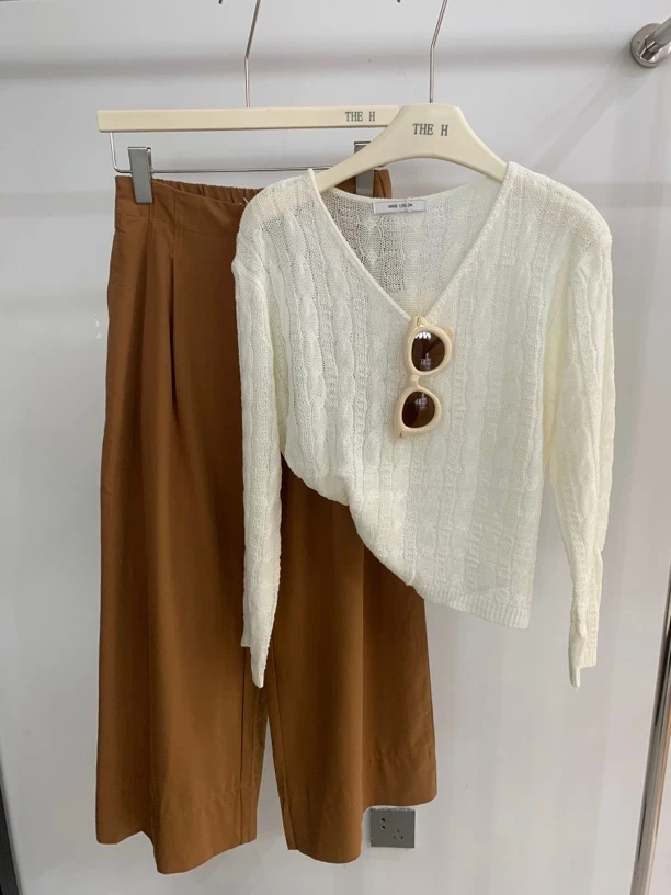 6919女装韩版时尚宽松显瘦裤子