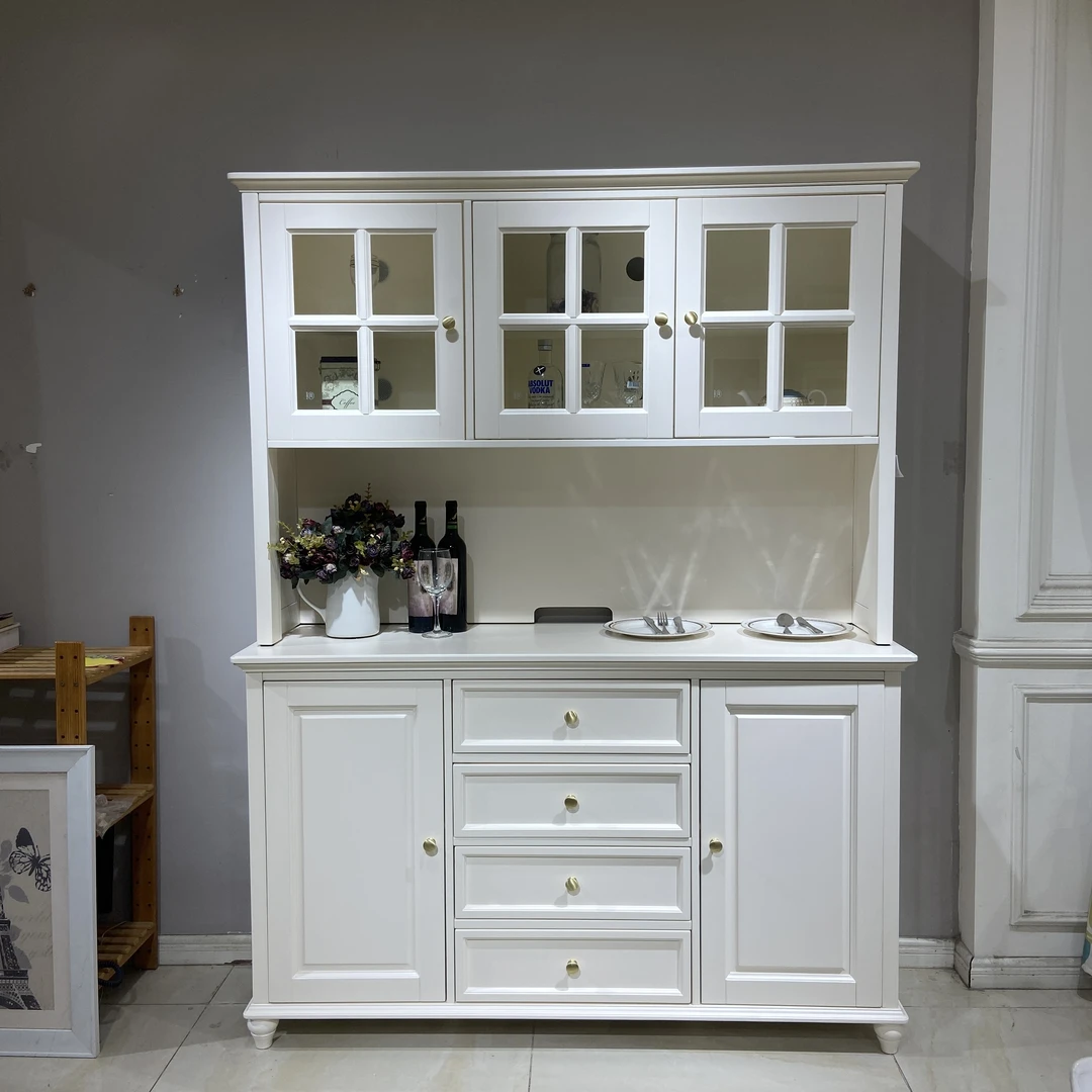 【品牌代工】尚品E5401美式全实木餐边柜环保家具家用餐厅