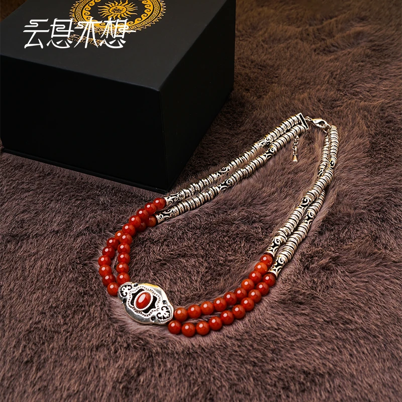 锌合金项链 Ysimo-X云思木想 索玛花开 定制时尚项链12537