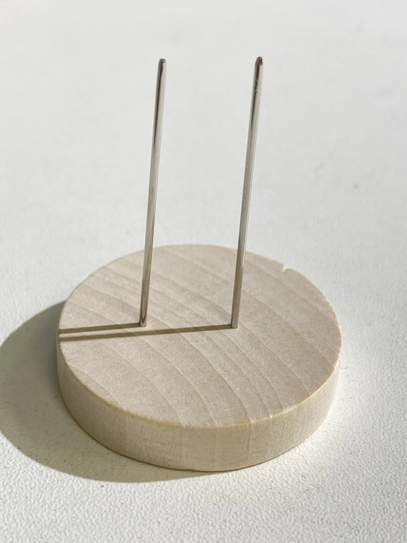 纯手工DIY玩偶站立木质底座摆件底座双针款5个装