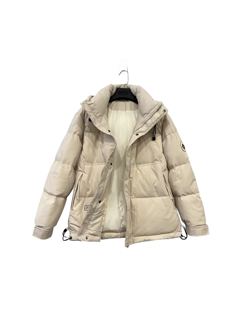 5710  男款  纯色  字母贴标  连帽  时尚 休闲 百搭 外套