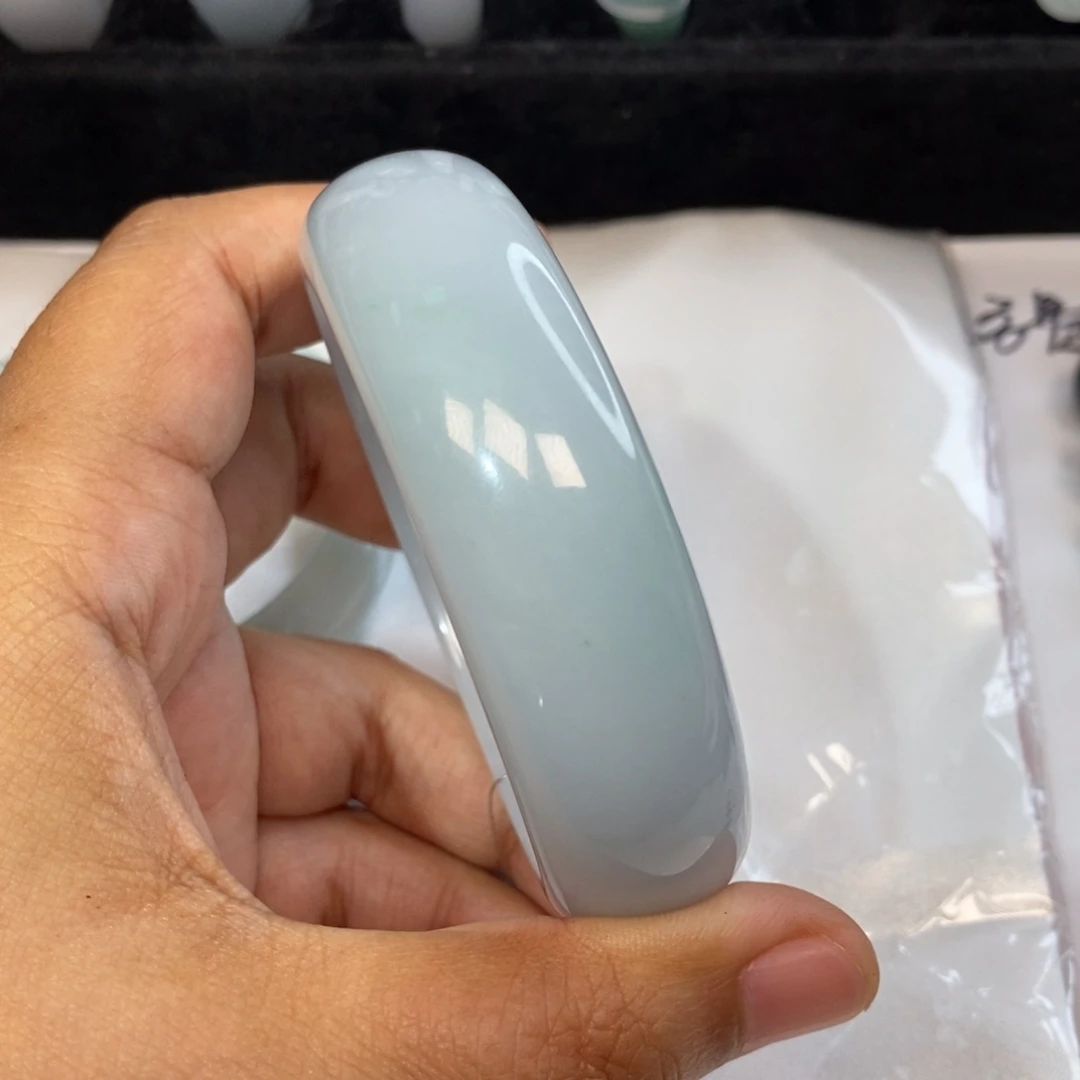 翡翠手镯未镶嵌WY轮胎镯60#