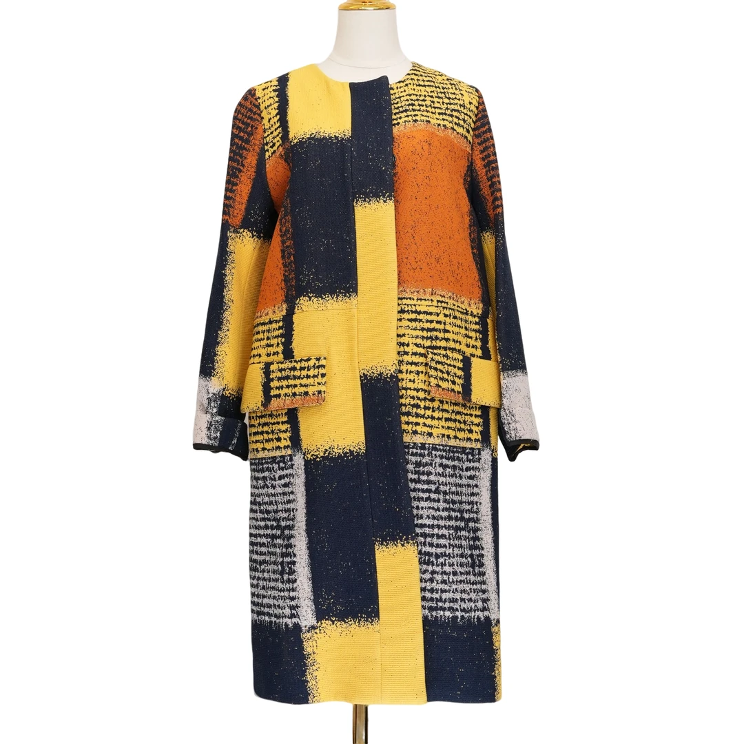 【柏总推荐】拼色大衣