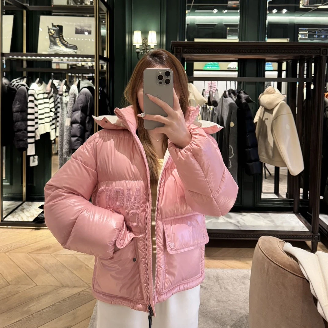 全新未使用 蒙口 蒙口abbaye粉色羽绒服