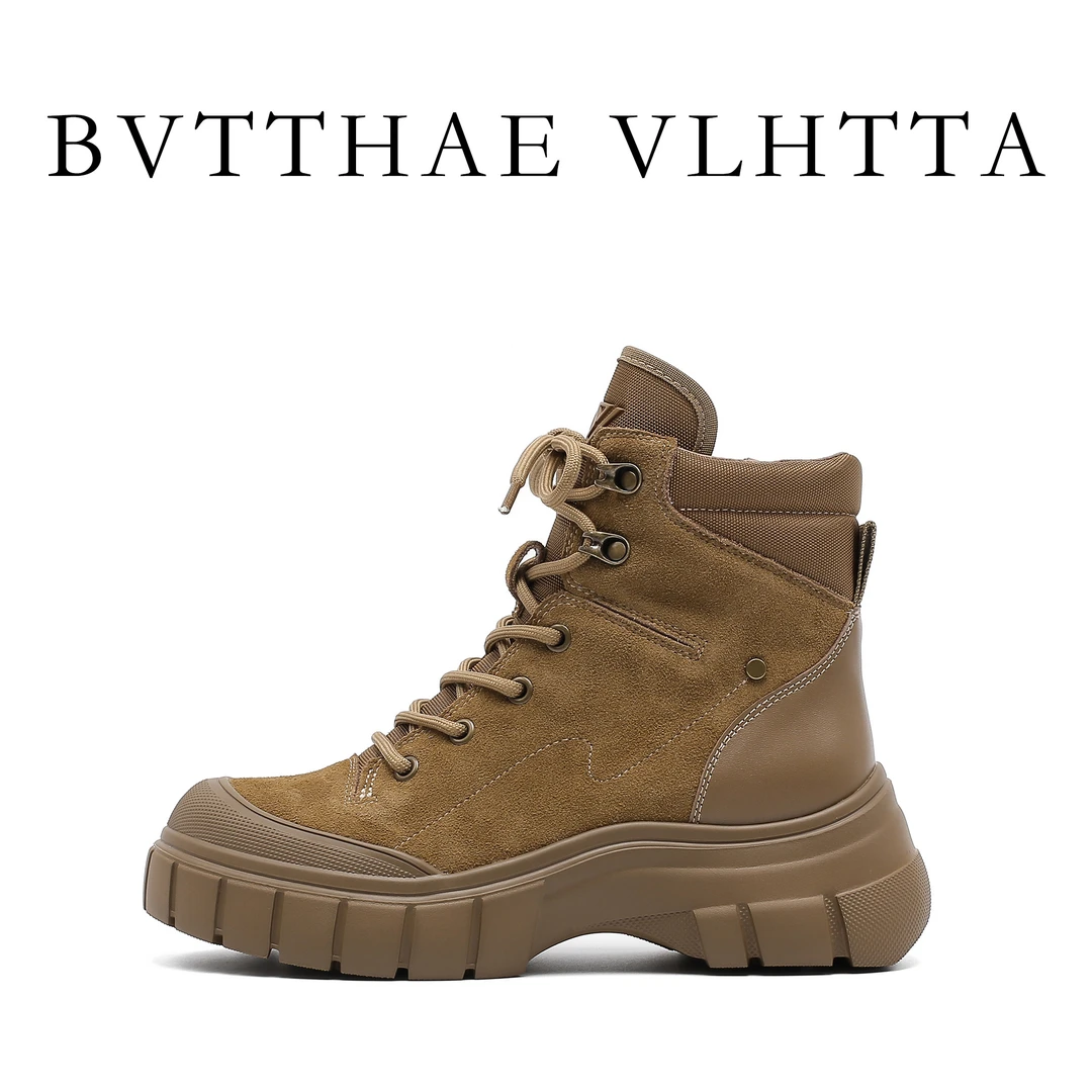 【官方正品】女士 BV 【防伪芯片】时尚新品加绒防寒厚底5公分雪地靴