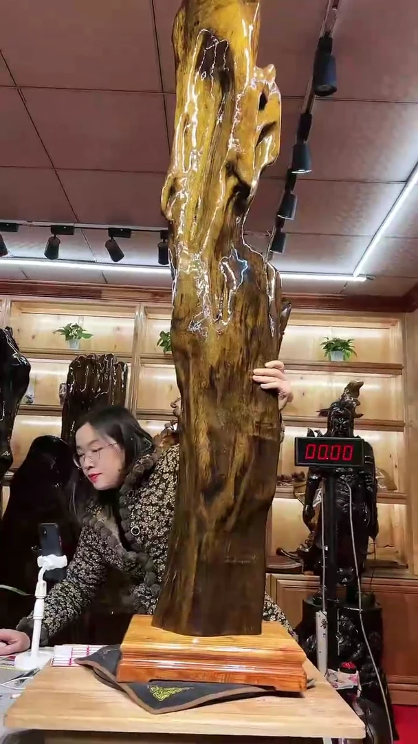 【闪购商品】金丝楠乌木根雕摆件