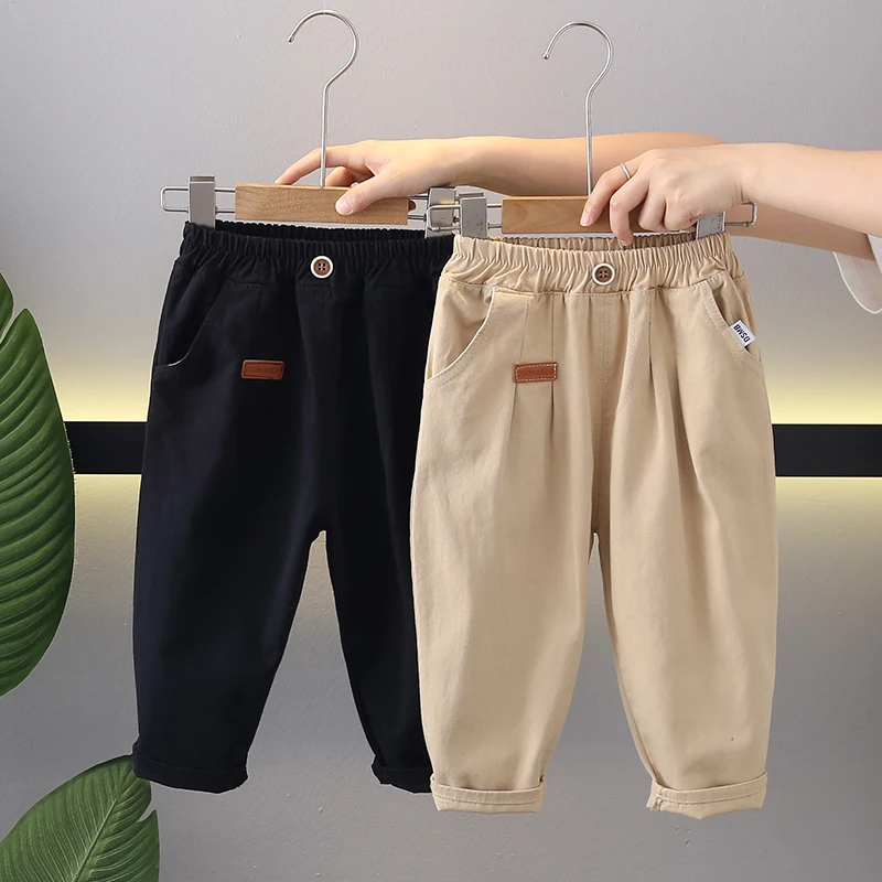 婴儿童春秋款山本裤男宝宝纯棉长裤男童裤子小童装洋气百搭休闲裤
