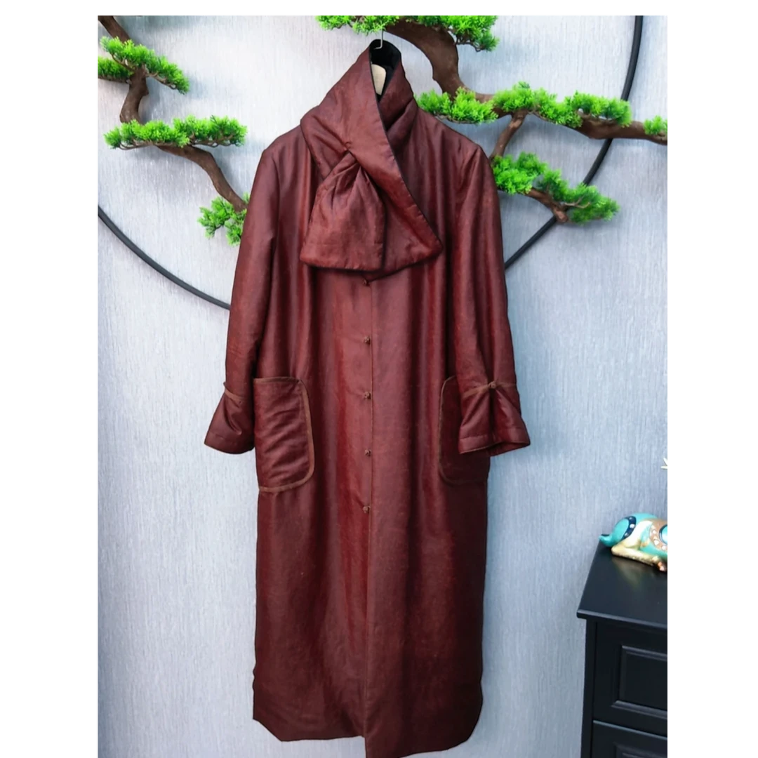 【千奈莉】红云龟老油料中式立领棉衣外套