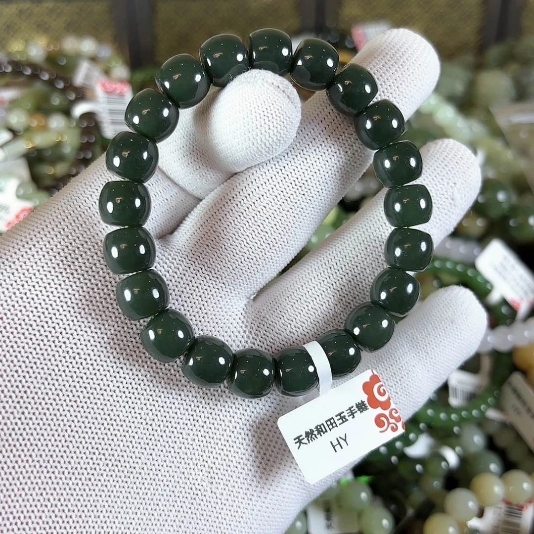 和田玉手链未镶嵌60