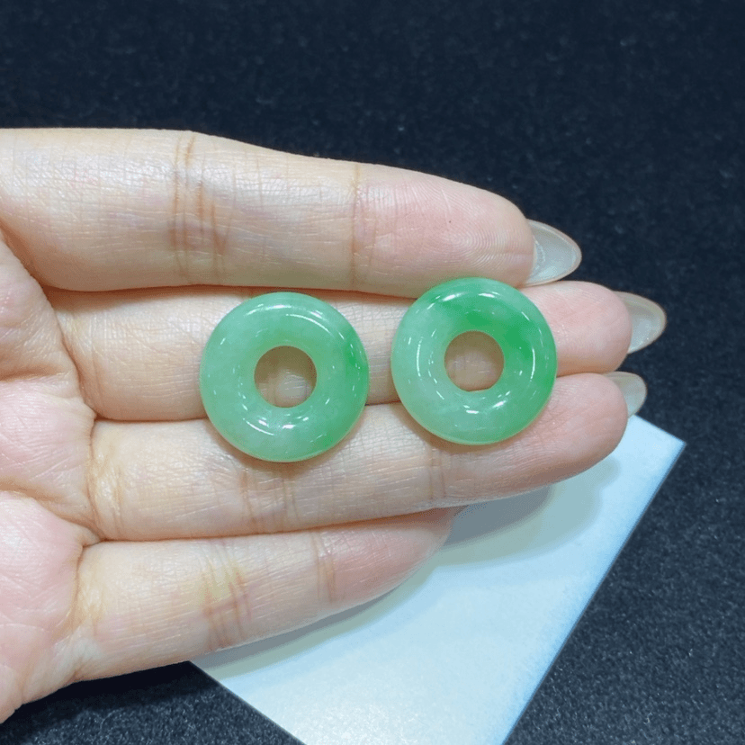 【闪购商品】翡翠耳饰未镶嵌嘟****a