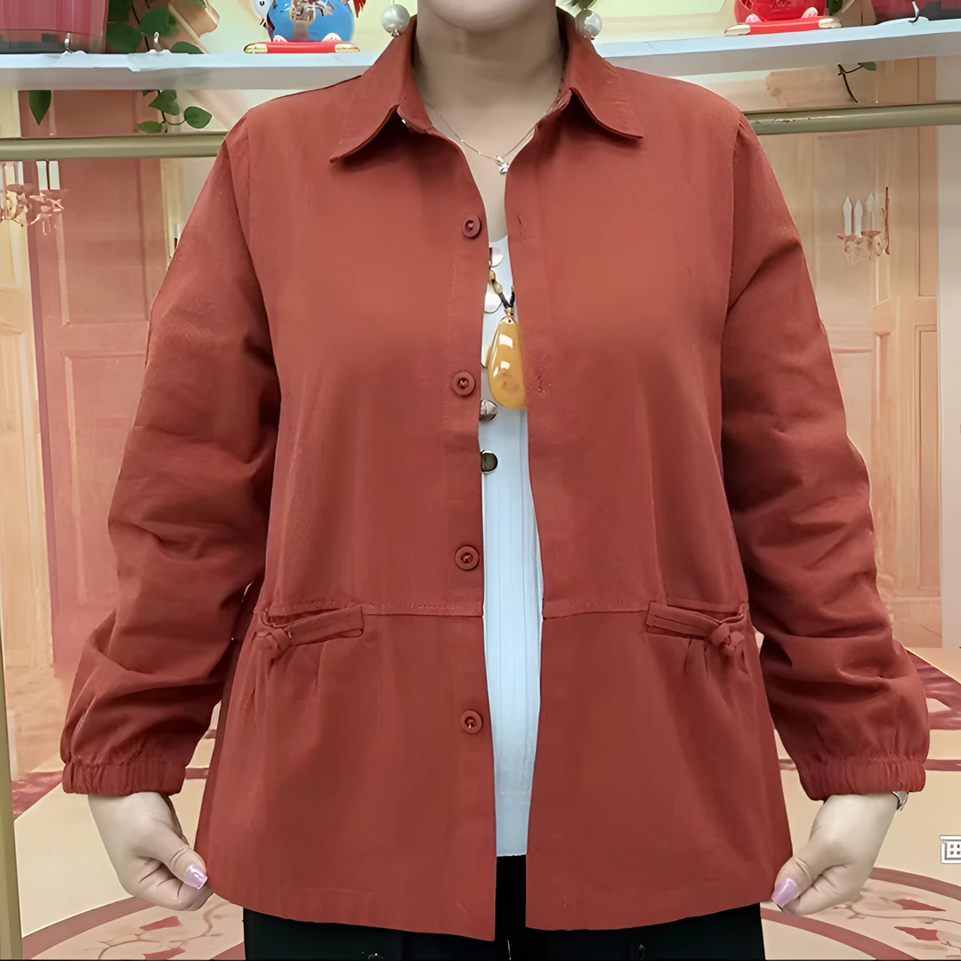 高档气质高级韩系休闲减龄百搭保暖外套2025年秋季时尚妈妈短外套