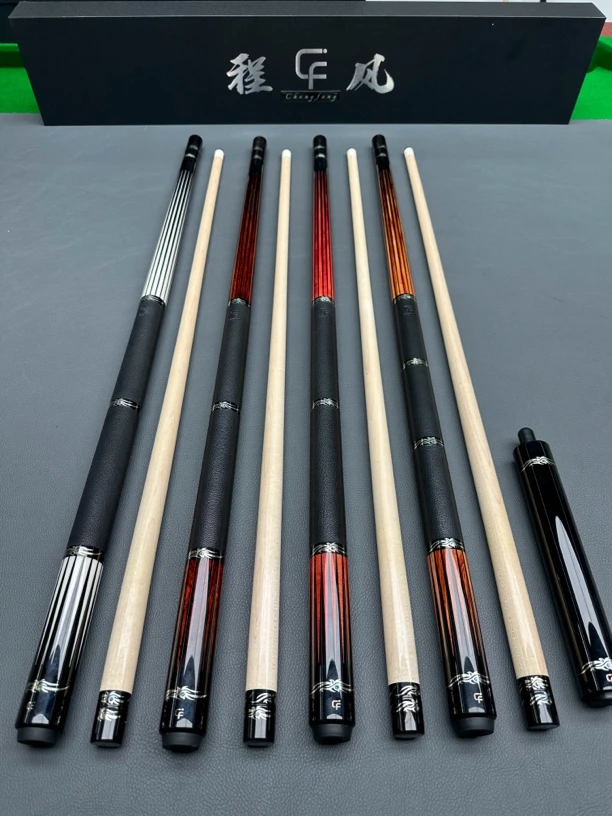 程风手工杆大头杆极系列中式球杆黑八决赛台球球杆调音师
