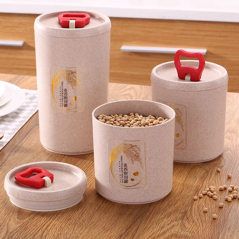 麦香奶粉罐小麦桔梗纤维密封罐家具零售干果收纳杂粮储物柜