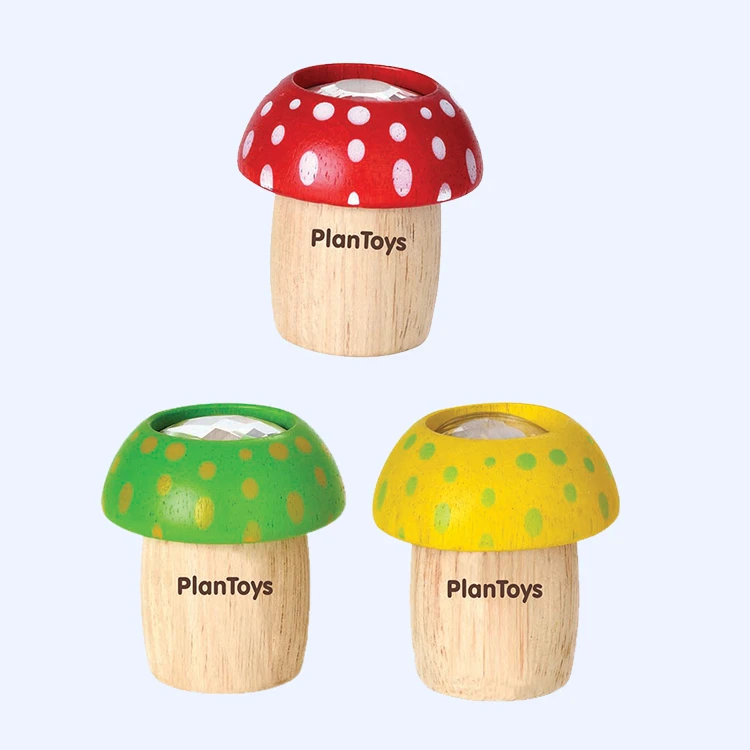 plantoys 蘑菇万花筒 儿童玩具