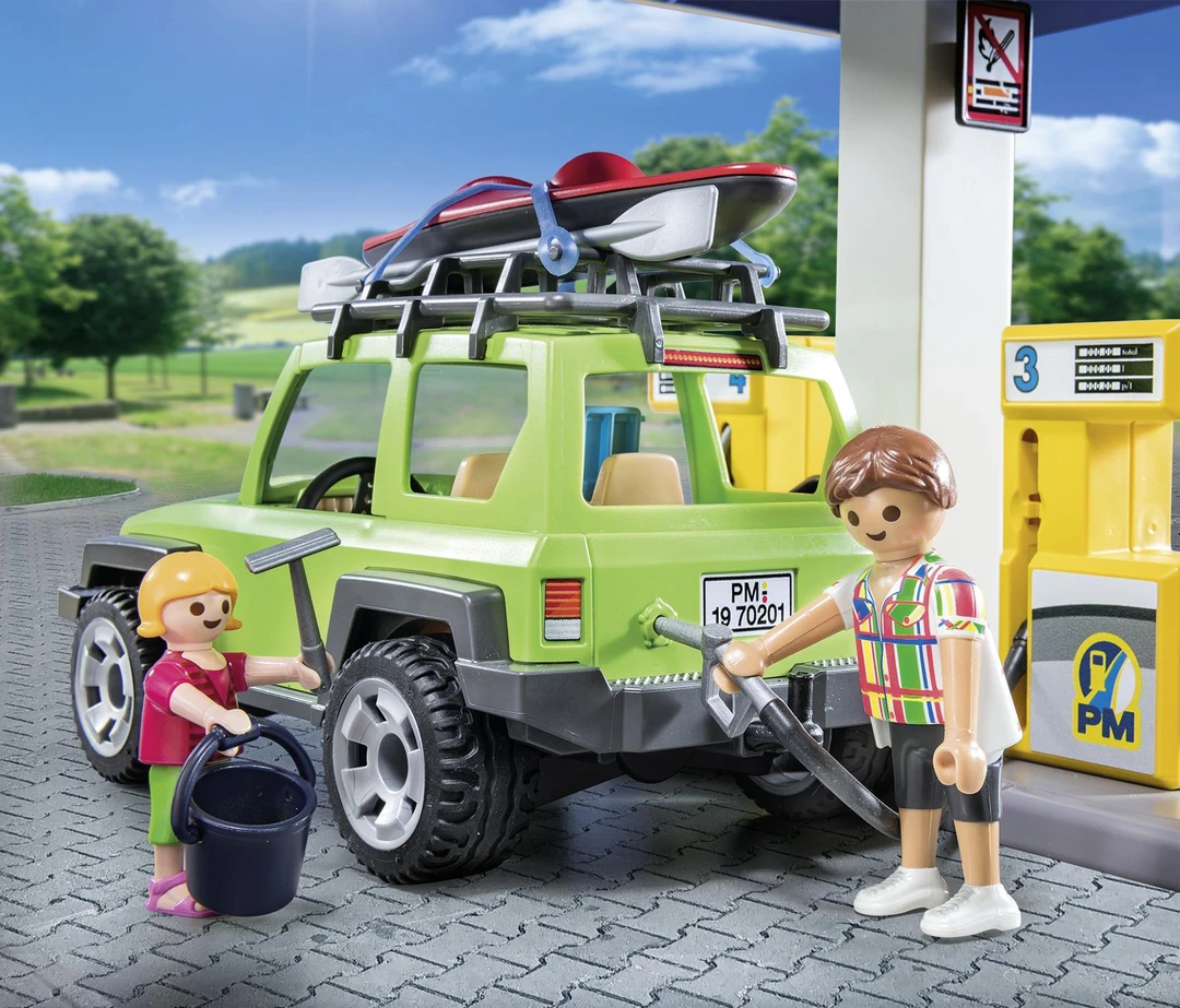摩比世界  70201 加油站 科学育儿玩具
