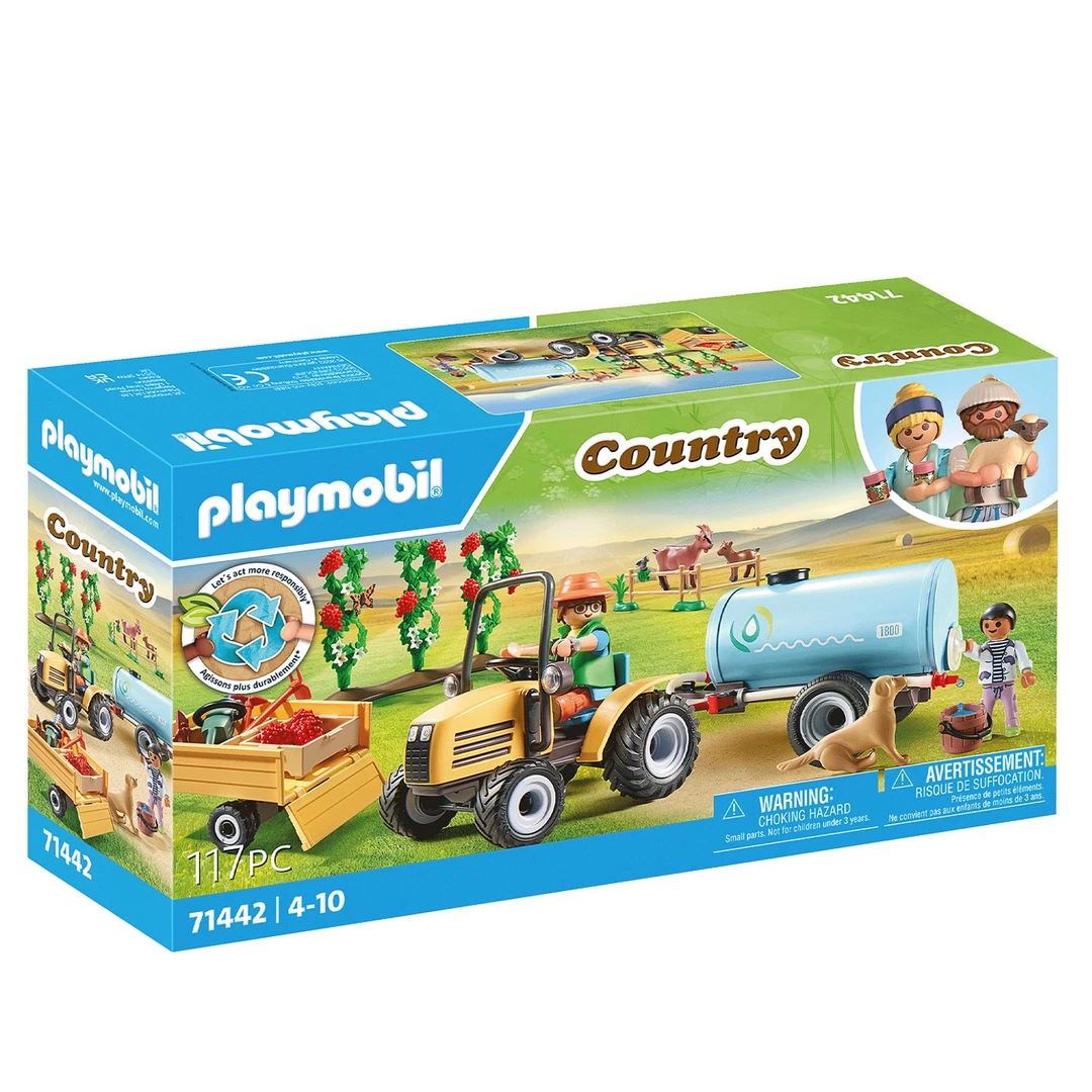 摩比世界 71442 带水箱的拖拉机