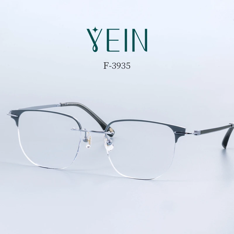 魅影YEIN 凡客生活墨系列 F3935钻石切边潮流复古大框超轻钛架