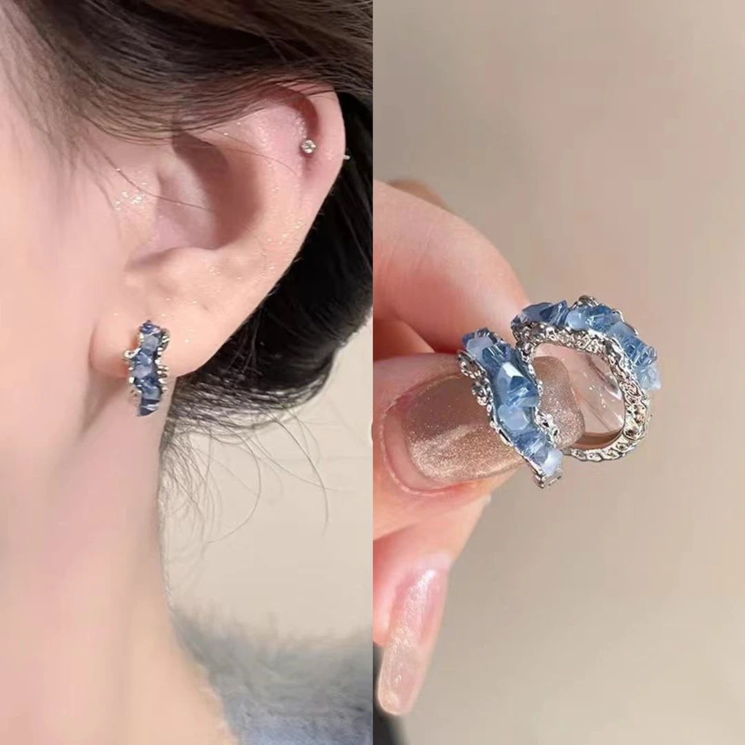 铜合金耳饰 铜合金耳饰 韩国ins风简约耳扣