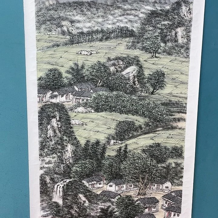 绘画周建明画家山水