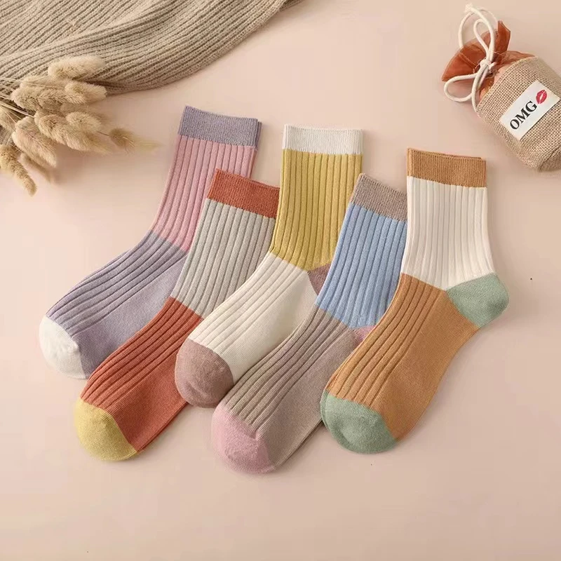 秋冬男士中筒袜棉袜潮流厚款棉袜男袜百搭男透气防臭保暖