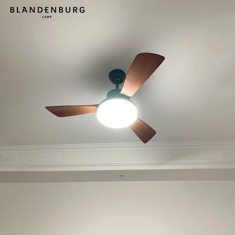 风扇吊灯简约现代中式大尺寸家用装饰灯2023年新款卧室客厅吊扇灯