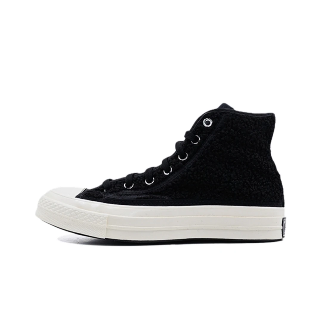 Converse 1970sChuck Taylor 羊羔毛高帮 帆布鞋 男女同款172005C