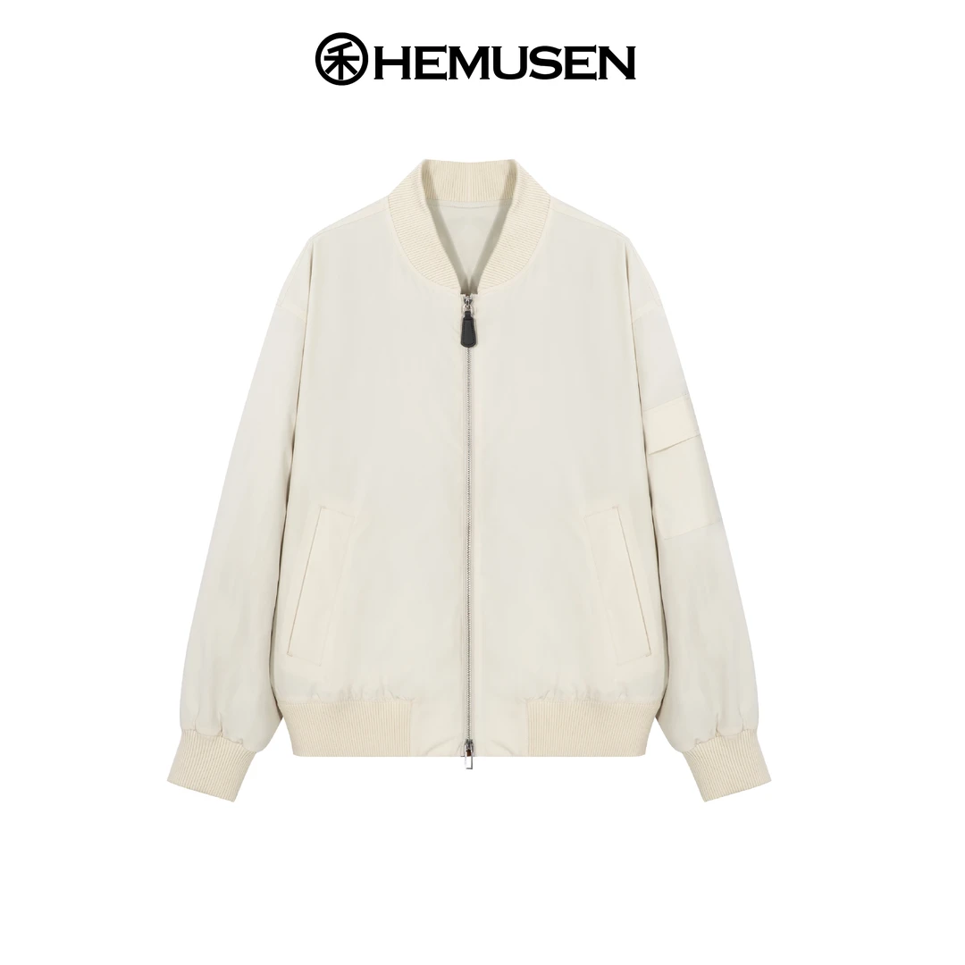 新款廓形美式休闲飞行员夹克男复古短款保暖棉服外套2408M157