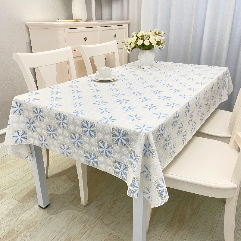 PVC桌布防水防油防烫家用长方形台布客厅茶几桌布免洗塑料餐桌布