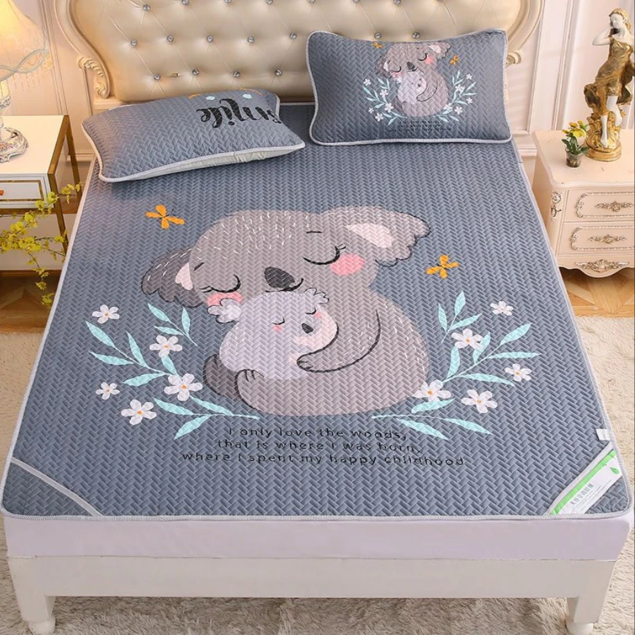 凉席冰丝凉席夏天专用可水洗家用单双人席子床单席1.51.8厂家直销