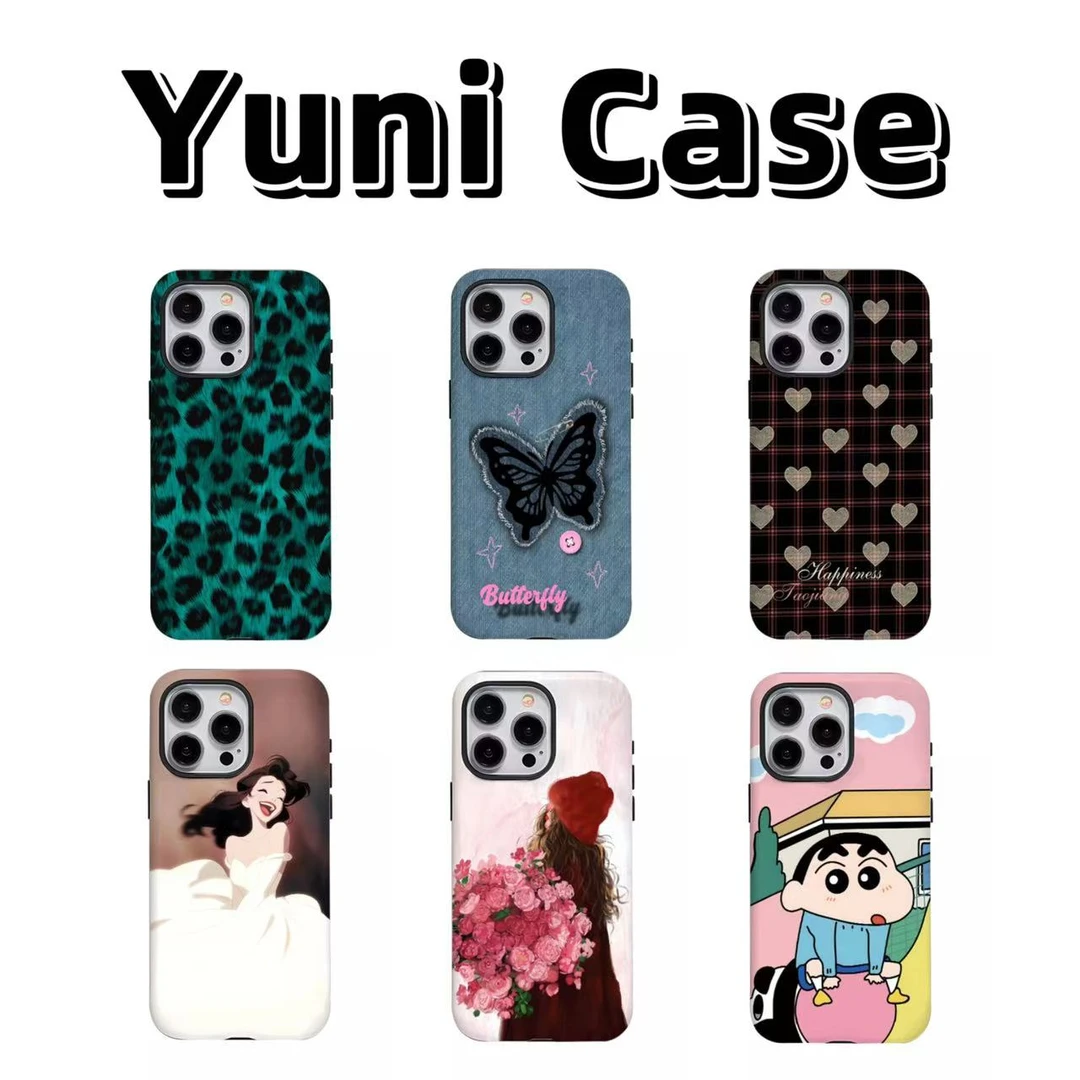 进口韩菲二合一苹果15保护套iphone16promax手机壳