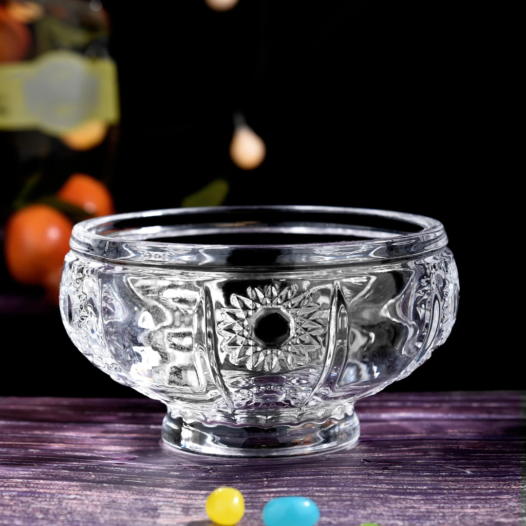 【金像】D125小号太阳花家用创意欧式无铅耐热米饭碗小碗汤碗加厚