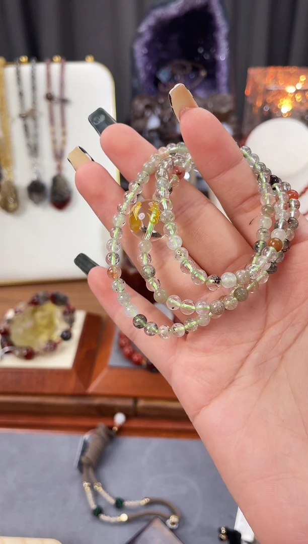 【闪购商品】水晶手串未镶嵌四季幽灵设计款多圈