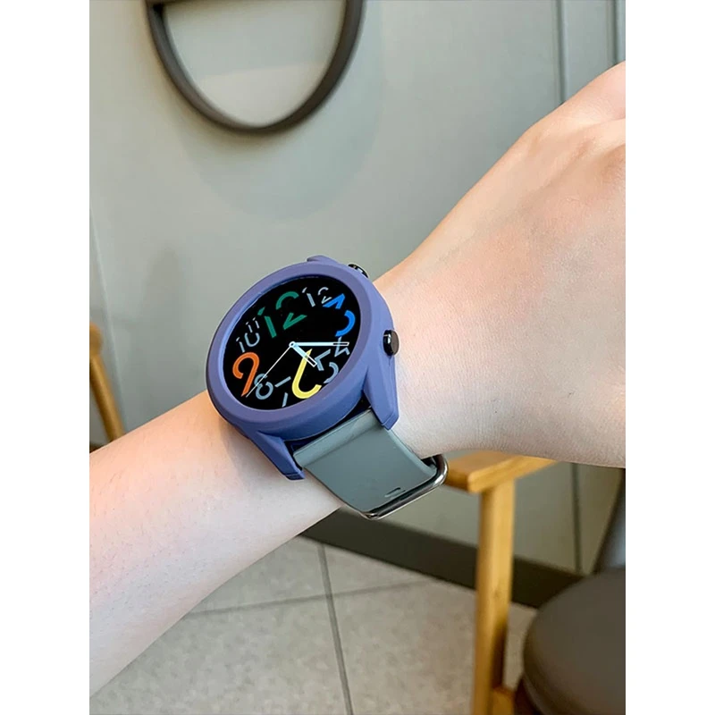 适用华为gt3表带gt2/ECG硅胶watch 3pro款荣耀手表带magic2保护套