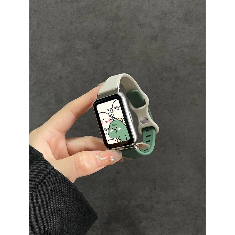 适用华为手表fit2/1表带时尚款硅胶watchfitnew手表带watchfit手