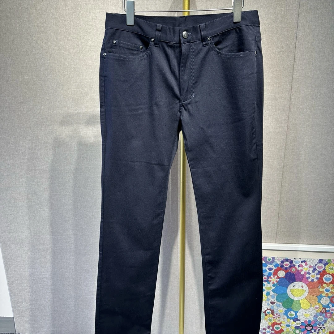 全新未使用 Versace/范思哲 经典美杜莎皮标三色休闲长裤