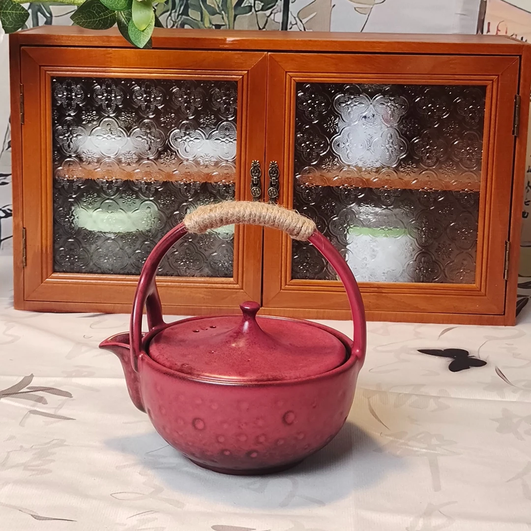 山楂红新款梨汤煮茶壶围炉煮茶泡茶器水壶四方温热炉酒精炉