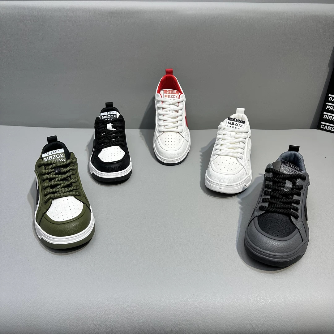 秋冬新款mbz11-211男士韩版休闲鞋时尚百搭低帮软底皮面潮男鞋
