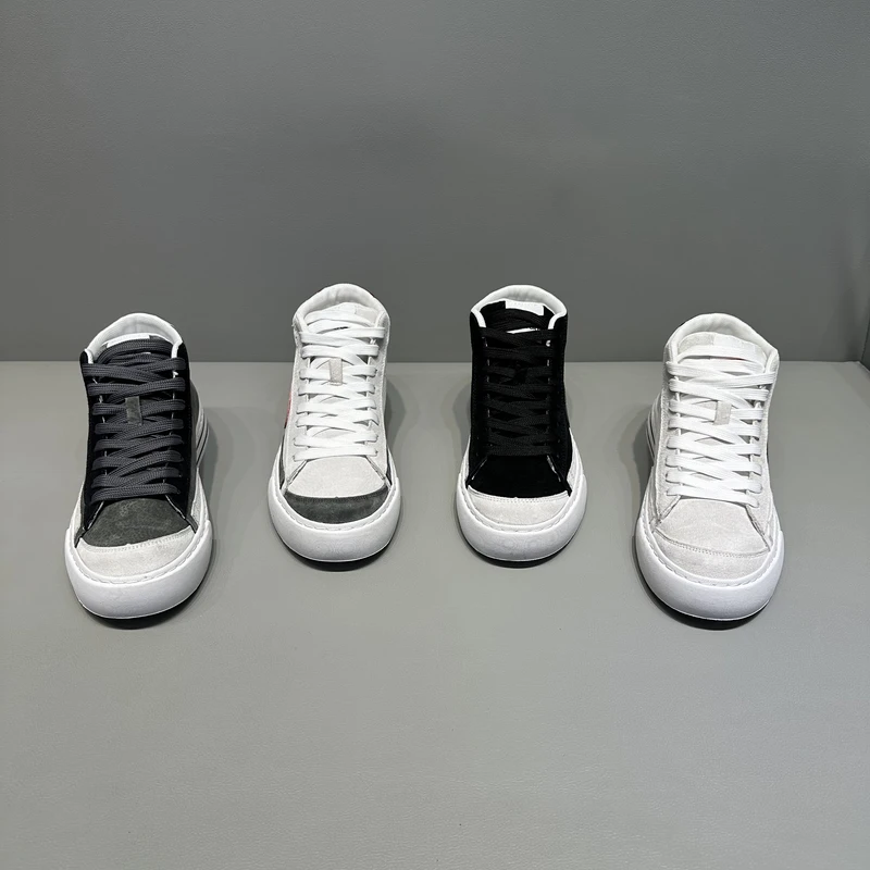 秋冬新品ok8-772男士休闲鞋时尚百搭高帮反绒皮舒适运动鞋