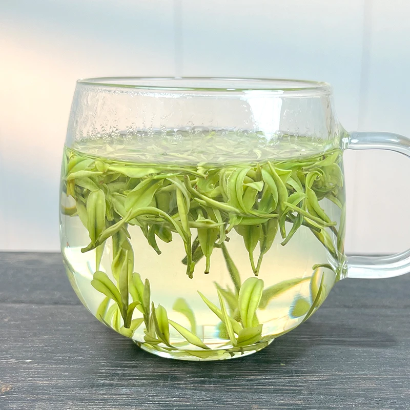 然乎·茶识【A27头采肥芽】安吉特白高山白茶头采顶芽25年新茶绿茶叶